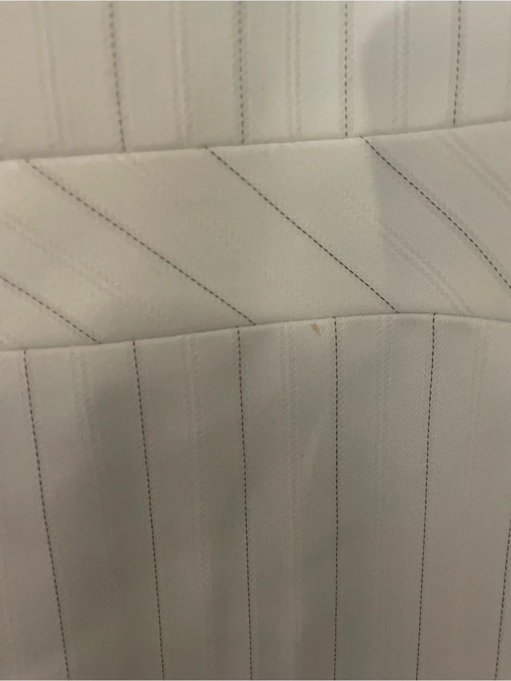Jones New York Women’s Cream Striped Blazer size 16W One Button Career Jacket